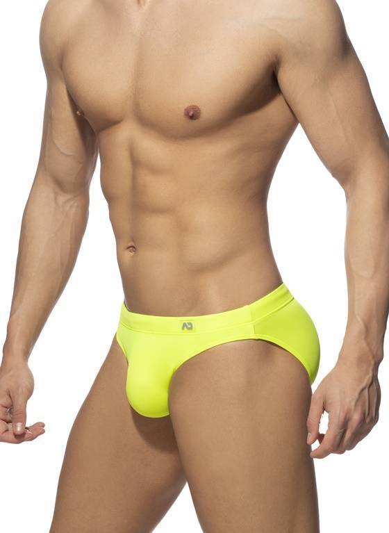 Kąpielówki męskie | Neon Swim Bikini Yellow ADS284 | Addicted