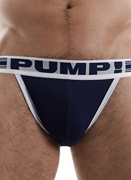 JOCKSTRAP MĘSKI PUMP! - FREE-FIT JOCK NAVY 15034