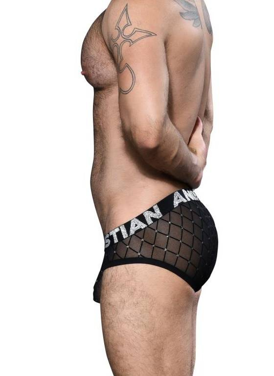 SLIPY MĘSKIE ANDREW CHRISTIAN - DIAMOND MESH BRIEF 92677