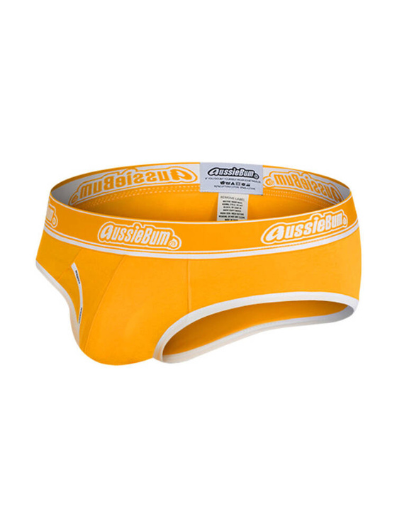 Gładkie slipy męskie | Pomarańczowe | CottonCandy Orange | AussieBum