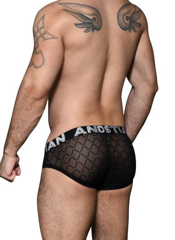 SLIPY MĘSKIE ANDREW CHRISTIAN - DIAMOND MESH BRIEF 92677