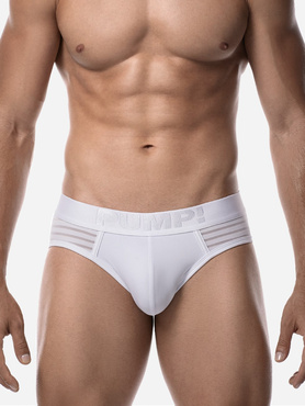 Slipy męskie | Białe | Whisper White Brief | PUMP! | 12078