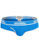 Gładkie slipy męskie | Niebieskie | CottonCandy Blue | AussieBum