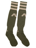 Długie skarpetki męskie | Khaki | Basic Addicted Socks | ADDICTED | AD382