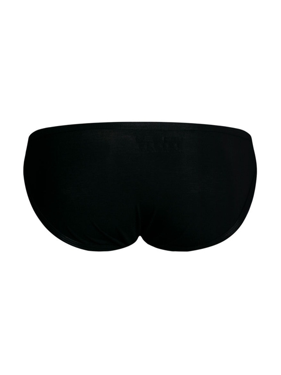Gładkie przylegające slipy męskie | Czarne | Slick Black | AussieBum