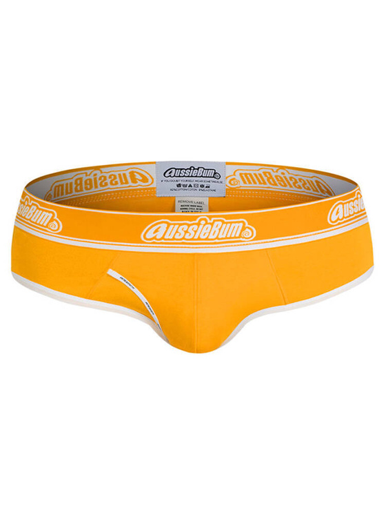 Gładkie slipy męskie | Pomarańczowe | CottonCandy Orange | AussieBum