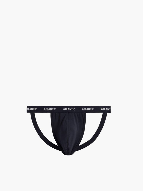 Gładki Jockstrap męski | Granatowy | Atlantic | MP-1571