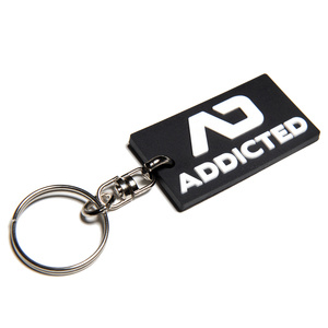 Breloczek do kluczy   | Czarny | Addicted Rubber Keyring | Addicted | AC223