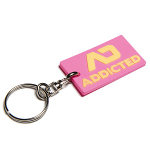 Breloczek do kluczy   | Różowy | Addicted Rubber Keyring | Addicted | AC223