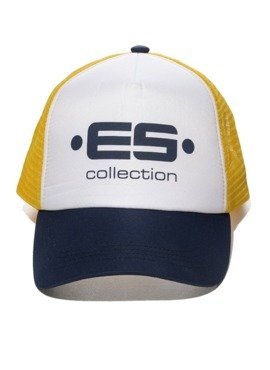Czapka z daszkiem Dżokejka Jokejka | Print Logo Baseball Cap CAP003 Navy | ES Collection