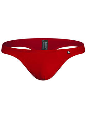 Gładkie przylegające stringi męskie | Czerwone | Slick Red | AussieBum