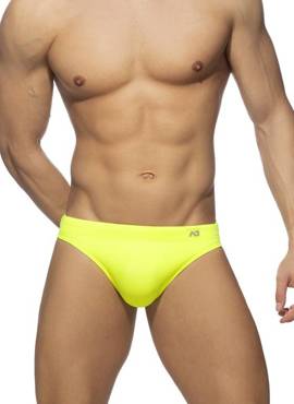 Kąpielówki męskie | Neon Swim Bikini Yellow ADS284 | Addicted