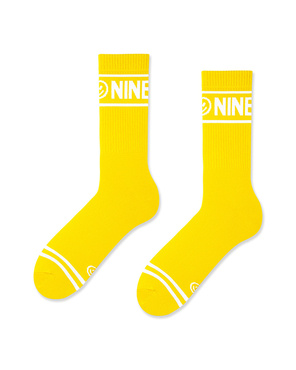 Skarpetki męskie długie | 10217 yellow | Nineties Collection | ZOOKSY