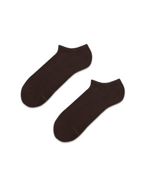 Skarpetki męskie stopki | brązowe Dark Chocolate | Basic Collection | ZOOKSY