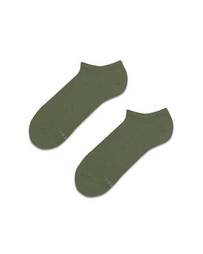 Skarpetki męskie stopki | oliwkowe Green Olive | Basic Collection | ZOOKSY