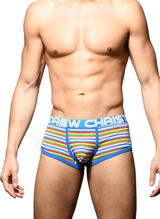 BOKSERKI MĘSKIE ANDREW CHRISTIAN - BRIGHT STRIPE BOXER 92603