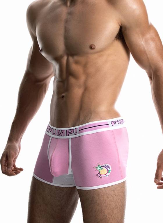 BOKSERKI MĘSKIE PUMP! - PINK SPACE CANDY BOXER 11082