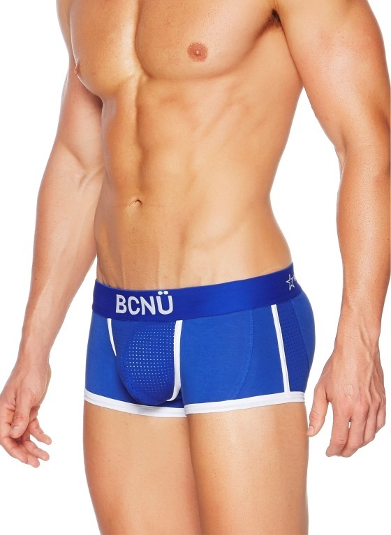 Bokserki męskie BCNÜ -  Pulse Boxer Brief niebieskie