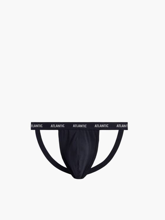 Gładki Jockstrap męski | Granatowy | Atlantic | MP-1572