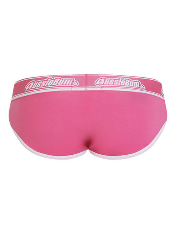 Gładkie slipy męskie | Różowe | CottonCandy Pink | AussieBum