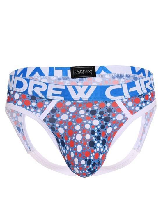 JOCKSTRAP MĘSKI ANDREW CHRISTIAN - BUBBLE POP GYM JOCK 92612