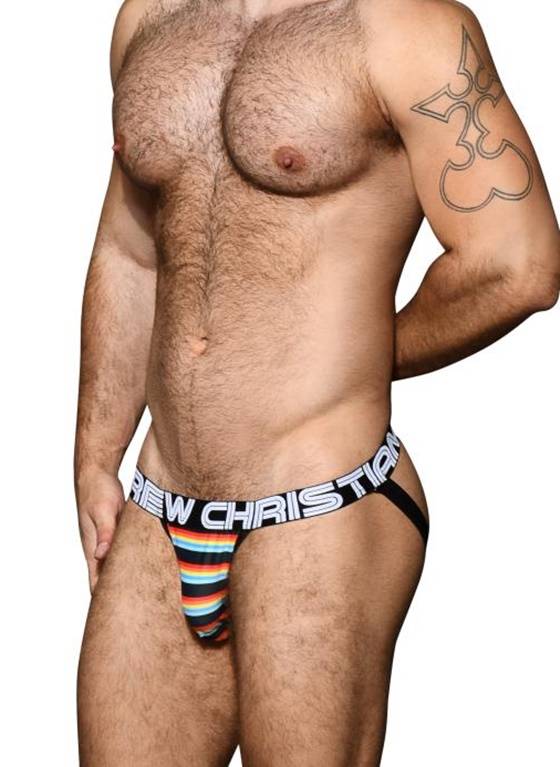 JOCKSTRAP MĘSKI ANDREW CHRISTIAN - CALIFORNIA STRIPE JOCK 92681