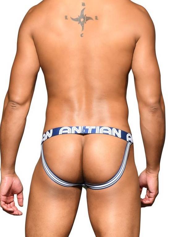 JOCKSTRAP MĘSKI ANDREW CHRISTIAN - MESH STRIPE JOCK 92538