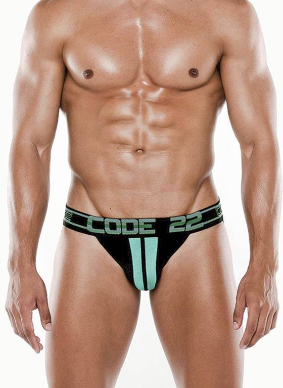 Jockstrap męski | Motion  2063 Black | CODE22