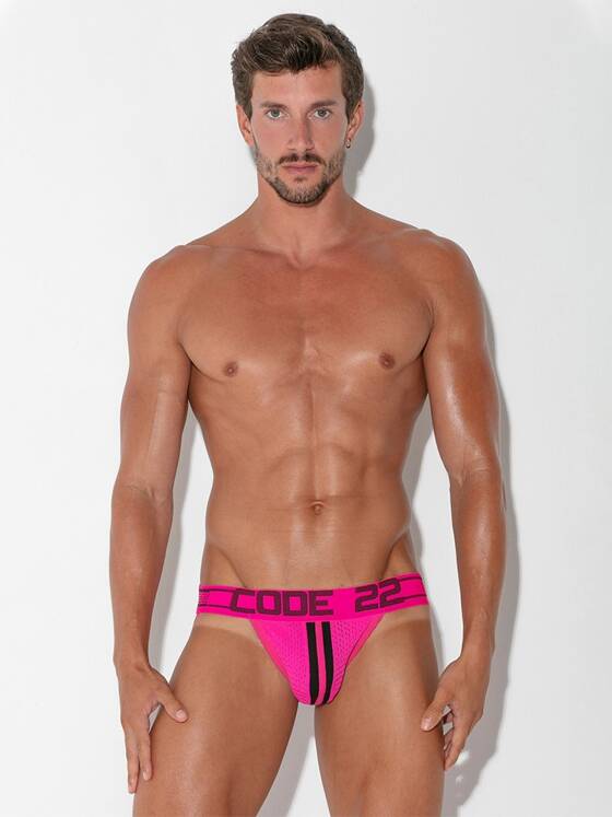 Jockstrap męski | Motion  2063 Fucsia | CODE22