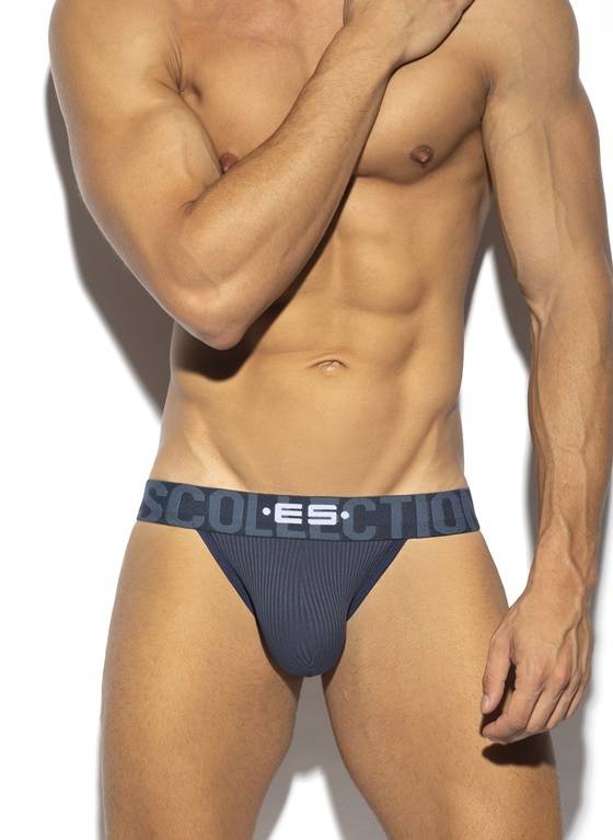 Jockstrap męski | Recycled Rib Jock UN494 Navy | ES Collection