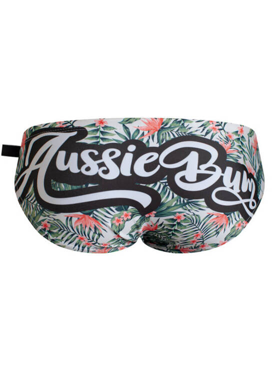 Kąpielówki męskie slipy w graficzny wzór | Wielokolorowe | Signature Paradise | AussieBum