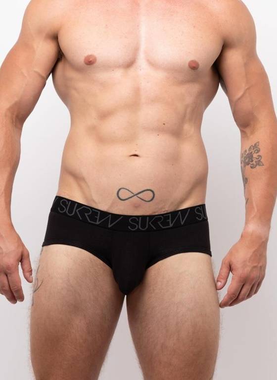 SLIPY MĘSKIE SUKREW - APEX BRIEF BLACK