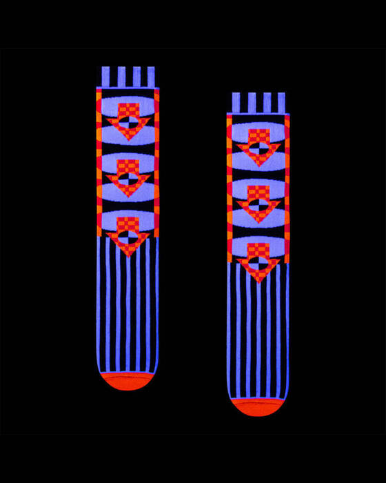 Skarpetki męskie długie | fluo socks RESPECT | Wedzicka | ZOOKSY