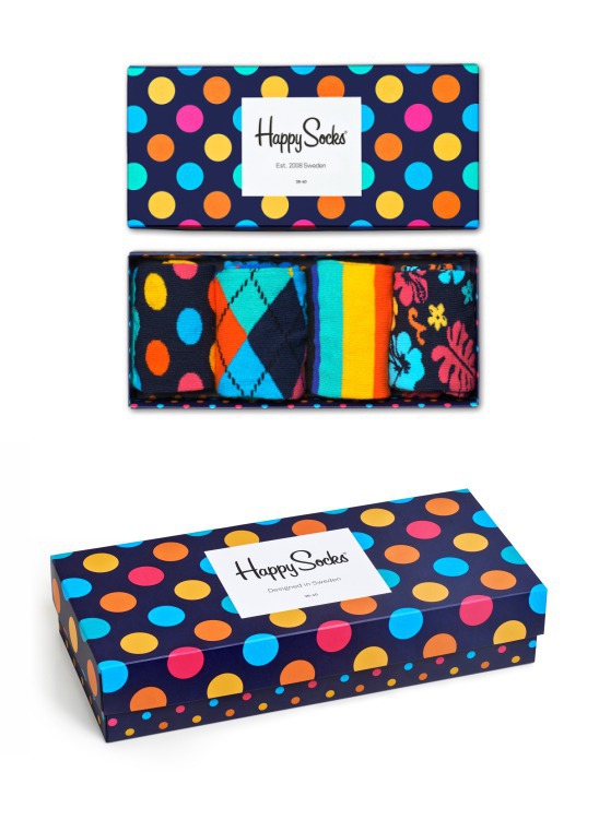 Skarpety 4-pack Happy Socks - Gift Box XBD09-068