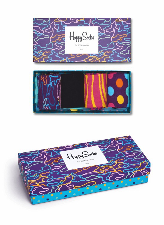 Skarpety 4-pack Happy Socks - Gift Box XEC09-055
