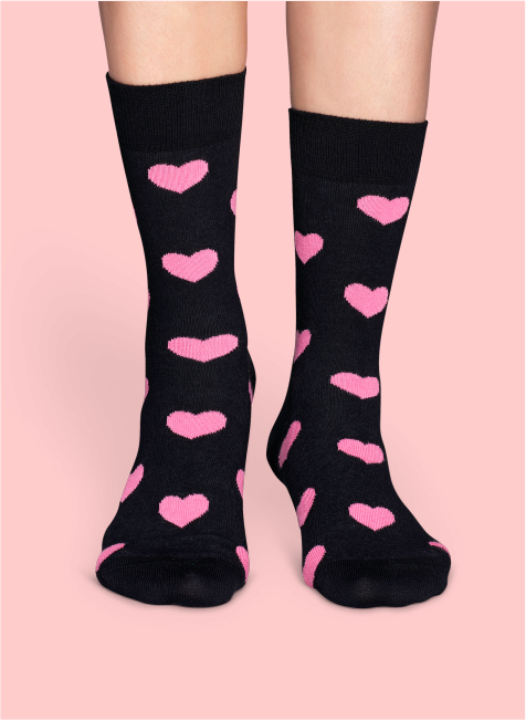 Skarpety Happy Socks - Heart Sock HEA01-9001