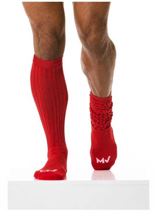 Skarpety sportowe | Long Socks Red XS1814 | Modus Vivendi