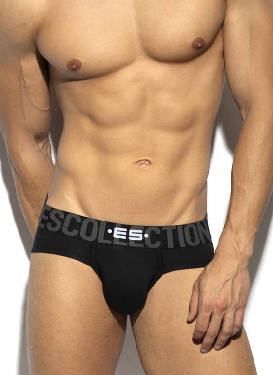 Slipy męskie | 7 Days 7 Colors Brief 3.0 UN487 Black | ES Collection