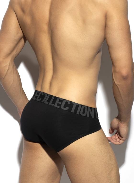 Slipy męskie | 7 Days 7 Colors Brief 3.0 UN487 Black | ES Collection