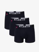 3-PACK Bokserki męskie | Granatowe | Atlantic | 3MH-011