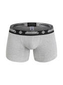 Gładkie bokserki męskie z grubą gumą | Szare | CottonSoft 2.0 Greymarle | AussieBum