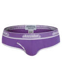 Gładkie slipy męskie | Fioletowe | CottonCandy Purple | AussieBum