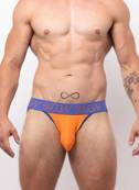 JOCKSTRAP MĘSKI SUKREW - JOCKSTRAP FLAME ORANGE