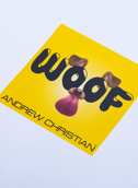 NAKLEJKA ANDREW CHRISTIAN - WOOF STICKER