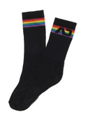 Skarpetki męskie z tęczą | Czarne | Ad Rainbow Socks | ADDICTED | AD839