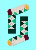 Skarpety Happy Socks - Argyle Sock AR01-081 