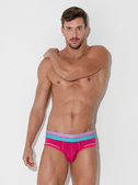 Slipy męskie | Bright Mesh 2081 Pink | CODE22