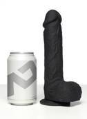 Wibrator Dildo męskie | Czarne | Monster Black Driller | ADDICTED |  AC174